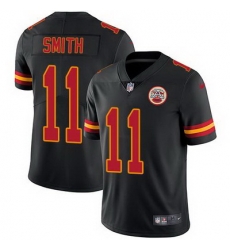 Nike Chiefs #11 Alex Smith Black Mens Stitched NFL Limited Rush Jersey Nike Chiefs #11 Alex Smith Black Mens Stitched NFL Limited Rush Jersey