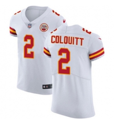 Nike Chiefs #2 Dustin Colquitt White Mens Stitched NFL Vapor Untouchable Elite Jersey Nike Chiefs #2 Dustin Colquitt White Mens Stitched NFL Vapor Untouchable Elite Jersey
