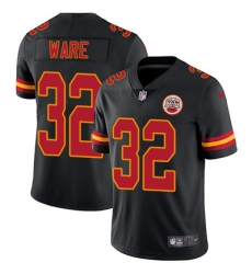 Nike Chiefs #32 Spencer Ware Black Mens Stitched NFL Limited Rush Jersey Nike Chiefs #32 Spencer Ware Black Mens Stitched NFL Limited Rush Jersey
