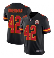 Nike Chiefs 42 Anthony Sherman Black Mens Stitched NFL Limited Rush Jersey Nike Chiefs 42 Anthony Sherman Black Mens Stitched NFL Limited Rush Jersey