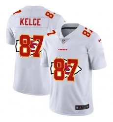 Nike Chiefs 87 Travis Kelce White Shadow Logo Limited Jersey Nike Chiefs 87 Travis Kelce White Shadow Logo Limited Jersey