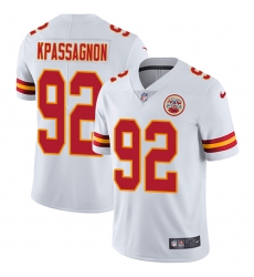 Nike Chiefs #92 Tanoh Kpassagnon White Mens Stitched NFL Vapor Untouchable Limited Jersey Nike Chiefs #92 Tanoh Kpassagnon White Mens Stitched NFL Vapor Untouchable Limited Jersey