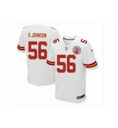 Nike Kansas City Chiefs 56 Derrick Johnson white Elite NFL Jersey Nike Kansas City Chiefs 56 Derrick Johnson white Elite NFL Jersey