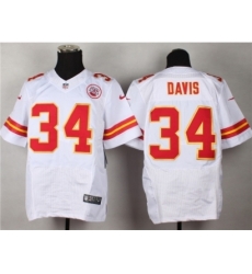 Nike kansas city chiefs 34 Knile Davis White Elite NFL Jersey Nike kansas city chiefs 34 Knile Davis White Elite NFL Jersey