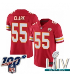 2020 Super Bowl LIV Women Kansas City Chiefs #55 Frank Clark Red Team Color Vapor Untouchable Limited Player Football Jersey 2020 Super Bowl LIV Women Kansas City Chiefs #55 Frank Clark Red Team Color Vapor Untouchable Limited Player Football Jersey