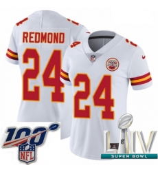 2020 Super Bowl LIV Women Nike Kansas City Chiefs #24 Will Redmond White Vapor Untouchable Limited Player NFL Jersey 2020 Super Bowl LIV Women Nike Kansas City Chiefs #24 Will Redmond White Vapor Untouchable Limited Player NFL Jersey