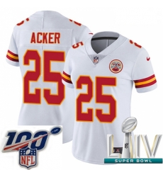 2020 Super Bowl LIV Women Nike Kansas City Chiefs #25 Kenneth Acker White Vapor Untouchable Limited Player NFL Jersey 2020 Super Bowl LIV Women Nike Kansas City Chiefs #25 Kenneth Acker White Vapor Untouchable Limited Player NFL Jersey