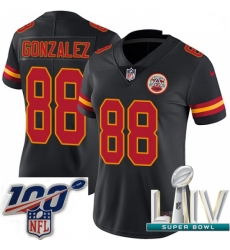 2020 Super Bowl LIV Women Nike Kansas City Chiefs #88 Tony Gonzalez Limited Black Rush Vapor Untouchable NFL Jersey 2020 Super Bowl LIV Women Nike Kansas City Chiefs #88 Tony Gonzalez Limited Black Rush Vapor Untouchable NFL Jersey