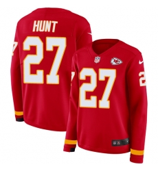 Nike Chiefs #27 Kareem Hunt Red Team Color Women Stitched NFL Nike Chiefs #27 Kareem Hunt Red Team Color Women Stitched NFL