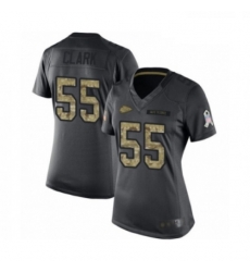 Womens Kansas City Chiefs 55 Frank Clark Limited Black 2016 Salute to Service Football Jersey Womens Kansas City Chiefs 55 Frank Clark Limited Black 2016 Salute to Service Football Jersey