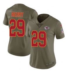 Womens Nike Chiefs #29 Eric Berry Olive Stitched NFL Limited 2017 Salute to Service Jersey Womens Nike Chiefs #29 Eric Berry Olive Stitched NFL Limited 2017 Salute to Service Jersey