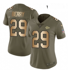 Womens Nike Kansas City Chiefs 29 Eric Berry Limited OliveGold 2017 Salute to Service NFL Jersey Womens Nike Kansas City Chiefs 29 Eric Berry Limited OliveGold 2017 Salute to Service NFL Jersey