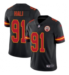 Nike Chiefs #91 Tamba Hali Black Youth Stitched NFL Limited Rush Jersey Nike Chiefs #91 Tamba Hali Black Youth Stitched NFL Limited Rush Jersey