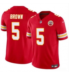 Youth Kansas City Chiefs 5 Hollywood Brown Red 2023 F U S E Vapor Untouchable Limited Stitched Football Jersey Youth Kansas City Chiefs 5 Hollywood Brown Red 2023 F U S E Vapor Untouchable Limited Stitched Football Jersey