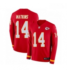 Youth Nike Kansas City Chiefs 14 Sammy Watkins Limited Red Therma Long Sleeve NFL Jersey Youth Nike Kansas City Chiefs 14 Sammy Watkins Limited Red Therma Long Sleeve NFL Jersey