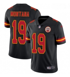 Youth Nike Kansas City Chiefs 19 Joe Montana Limited Black Rush Vapor Untouchable NFL Jersey Youth Nike Kansas City Chiefs 19 Joe Montana Limited Black Rush Vapor Untouchable NFL Jersey