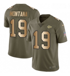 Youth Nike Kansas City Chiefs 19 Joe Montana Limited OliveGold 2017 Salute to Service NFL Jersey Youth Nike Kansas City Chiefs 19 Joe Montana Limited OliveGold 2017 Salute to Service NFL Jersey