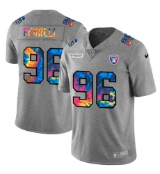 Las Vegas Raiders 96 Clelin Ferrell Men Nike Multi Color 2020 NFL Crucial Catch NFL Jersey Greyheather Las Vegas Raiders 96 Clelin Ferrell Men Nike Multi Color 2020 NFL Crucial Catch NFL Jersey Greyheather