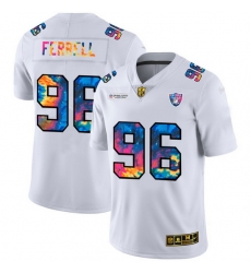 Las Vegas Raiders 96 Clelin Ferrell Men White Nike Multi Color 2020 NFL Crucial Catch Limited NFL Jersey Las Vegas Raiders 96 Clelin Ferrell Men White Nike Multi Color 2020 NFL Crucial Catch Limited NFL Jersey