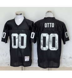 Men Las Vegas Raiders 00 Jim Otto Black Throwback Stitched Football Jersey Men Las Vegas Raiders 00 Jim Otto Black Throwback Stitched Football Jersey