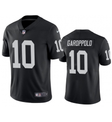 Men Las Vegas Raiders 10 Jimmy Garoppolo Black Vapor Untouchable Stitched Football Jersey Men Las Vegas Raiders 10 Jimmy Garoppolo Black Vapor Untouchable Stitched Football Jersey