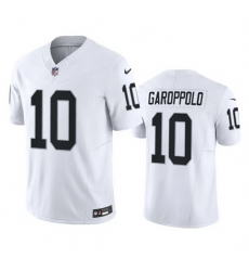 Men Las Vegas Raiders 10 Jimmy Garoppolo White 2023 F U S E Vapor Untouchable Stitched Football Jersey Men Las Vegas Raiders 10 Jimmy Garoppolo White 2023 F U S E Vapor Untouchable Stitched Football Jersey