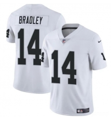 Men Las Vegas Raiders 14 Carter Bradley White 2024 Vapor Stitched Football Jersey Men Las Vegas Raiders 14 Carter Bradley White 2024 Vapor Stitched Football Jersey
