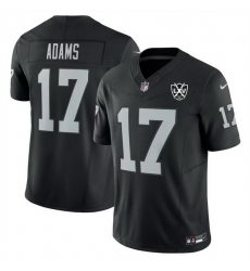Men Las Vegas Raiders 17 Davante Adams Black 2024 F U S E 65th Anniversary Patch Vapor Stitched Football Jersey Men Las Vegas Raiders 17 Davante Adams Black 2024 F U S E 65th Anniversary Patch Vapor Stitched Football Jersey