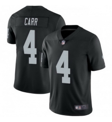 Men Las Vegas Raiders 4 Derek Carr Black Vapor Untouchable Limited Jersey Men Las Vegas Raiders 4 Derek Carr Black Vapor Untouchable Limited Jersey