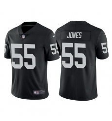 Men Las Vegas Raiders 55 Chandler Jones Black Vapor Limited Stitched jersey Men Las Vegas Raiders 55 Chandler Jones Black Vapor Limited Stitched jersey