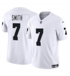 Men Las Vegas Raiders 7 Geno Smith White 2025 F U S E Vapor Stitched Football Jersey Men Las Vegas Raiders 7 Geno Smith White 2025 F U S E Vapor Stitched Football Jersey