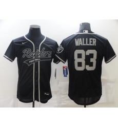 Men Las Vegas Raiders 83 Darren Waller Black Flex Base Stitched Jersey Men Las Vegas Raiders 83 Darren Waller Black Flex Base Stitched Jersey