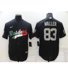 Men Las Vegas Raiders 83 Darren Waller Black Mexico Stitched Jersey Men Las Vegas Raiders 83 Darren Waller Black Mexico Stitched Jersey
