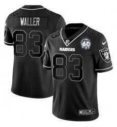 Men Las Vegas Raiders 83 Darren Waller Black Shadow Vapor Limited Stitched Jersey Men Las Vegas Raiders 83 Darren Waller Black Shadow Vapor Limited Stitched Jersey