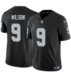 Men Las Vegas Raiders 9 Tyree Wilson Black 2023 F U S E Vapor Untouchable Stitched Football Jersey Men Las Vegas Raiders 9 Tyree Wilson Black 2023 F U S E Vapor Untouchable Stitched Football Jersey