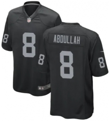 Men Las Vegas Raiders Abdullah Black F U S E Stitched NFL Jersey Men Las Vegas Raiders Abdullah Black F U S E Stitched NFL Jersey