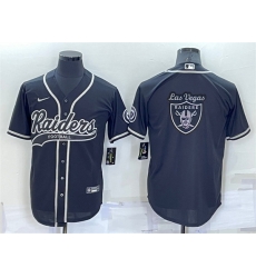 Men Las Vegas Raiders Black Team Big Logo With Patch Cool Base Stitched Baseb Men Las Vegas Raiders Black Team Big Logo With Patch Cool Base Stitched Baseb
