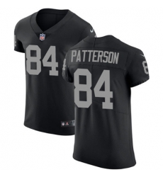 Men Nike Raiders #84 Cordarrelle Patterson Black Team Color Stitched NFL Vapor Untouchable Elite Jersey Men Nike Raiders #84 Cordarrelle Patterson Black Team Color Stitched NFL Vapor Untouchable Elite Jersey