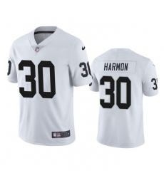 Men's Las Vegas Raiders #30 Duron Harmon White Vapor Untouchable Limited Stitched Jersey Men's Las Vegas Raiders #30 Duron Harmon White Vapor Untouchable Limited Stitched Jersey
