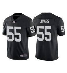 Men's Las Vegas Raiders #55 Chandler Jones White Vapor Limited Stitched Jersey Men's Las Vegas Raiders #55 Chandler Jones White Vapor Limited Stitched Jersey