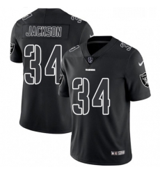 Mens Nike Oakland Raiders 34 Bo Jackson Limited Black Rush Impact NFL Jersey Mens Nike Oakland Raiders 34 Bo Jackson Limited Black Rush Impact NFL Jersey