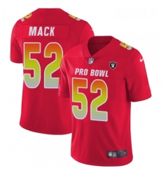Mens Nike Oakland Raiders 52 Khalil Mack Limited Red 2018 Pro Bowl NFL Jersey Mens Nike Oakland Raiders 52 Khalil Mack Limited Red 2018 Pro Bowl NFL Jersey