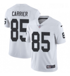 Mens Nike Oakland Raiders 85 Derek Carrier White Vapor Untouchable Limited Player NFL Jersey Mens Nike Oakland Raiders 85 Derek Carrier White Vapor Untouchable Limited Player NFL Jersey