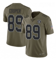 Mens Nike Oakland Raiders 89 Amari Cooper Limited Olive 2017 Salute to Service NFL Jersey Mens Nike Oakland Raiders 89 Amari Cooper Limited Olive 2017 Salute to Service NFL Jersey