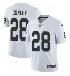 Mens Oakland Raiders #28 Gareon Conley White Rush Limited Jersey Mens Oakland Raiders #28 Gareon Conley White Rush Limited Jersey