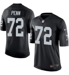Mens Oakland Raiders 72 Penn Black Team Color 2015 NFL Nike Elite Jersey Mens Oakland Raiders 72 Penn Black Team Color 2015 NFL Nike Elite Jersey
