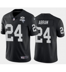Men's Oakland Raiders Black #24 Johnathan Abram 2020 Inaugural Season Vapor Limited Stitched NFL Jersey Men's Oakland Raiders Black #24 Johnathan Abram 2020 Inaugural Season Vapor Limited Stitched NFL Jersey