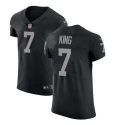 Nike Las Vegas Raiders 7 Marquette King Black Team Color Men Stitched NFL Vapor Untouchable Elite Jersey Nike Las Vegas Raiders 7 Marquette King Black Team Color Men Stitched NFL Vapor Untouchable Elite Jersey
