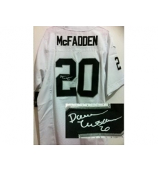 Nike Oakland Raiders 20 Darren McFadden White Elite Signed NFL Jersey Nike Oakland Raiders 20 Darren McFadden White Elite Signed NFL Jersey