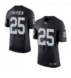 Nike Oakland Raiders #25 D J Hayden Black Team Color Men 27s Stitched NFL New Elite Jersey Nike Oakland Raiders #25 D J Hayden Black Team Color Men 27s Stitched NFL New Elite Jersey
